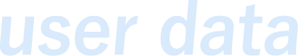 user data